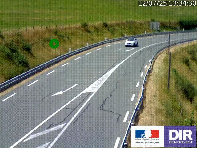 <h2>Webcam sur le col Pin Bouchain, vue orientée vers Roanne, en provenance de Lyon sur la nationale 7 (N7)</h2>