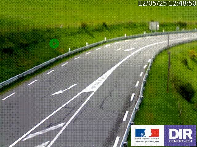 <h2>Webcam sur le col Pin Bouchain, vue orientée vers Roanne, en provenance de Lyon sur la nationale 7 (N7)</h2>