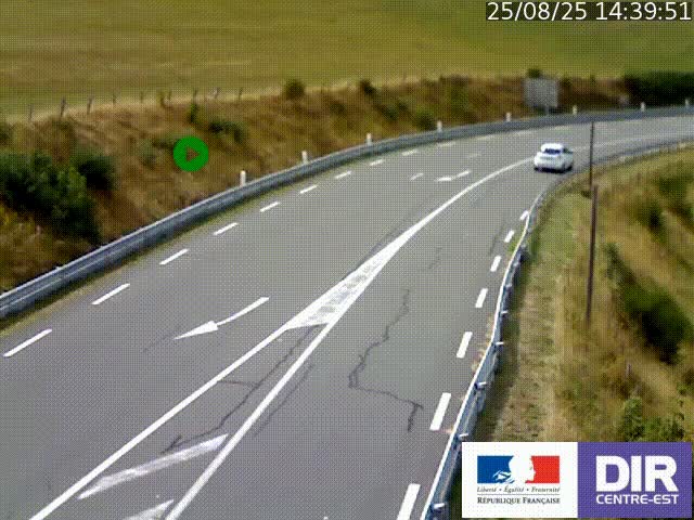 <h2>Webcam sur le col Pin Bouchain, vue orientée vers Roanne, en provenance de Lyon sur la nationale 7 (N7)</h2>