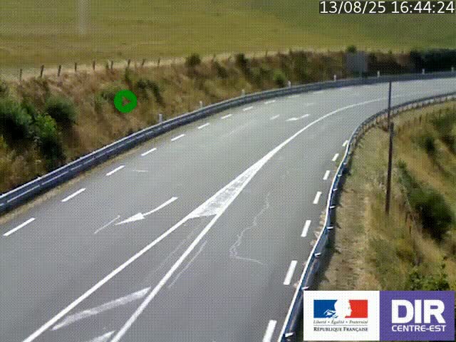 <h2>Webcam sur le col Pin Bouchain, vue orientée vers Roanne, en provenance de Lyon sur la nationale 7 (N7)</h2>