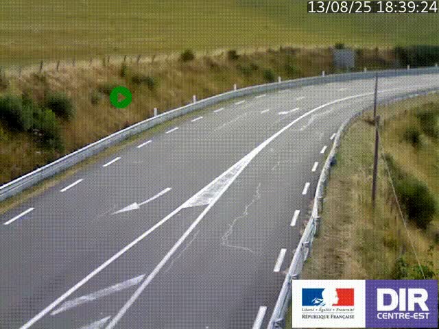<h2>Webcam sur le col Pin Bouchain, vue orientée vers Roanne, en provenance de Lyon sur la nationale 7 (N7)</h2>