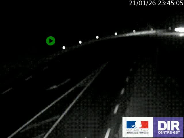 <h2>Webcam sur le col Pin Bouchain, vue orientée vers Roanne, en provenance de Lyon sur la nationale 7 (N7)</h2>