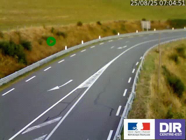 <h2>Webcam sur le col Pin Bouchain, vue orientée vers Roanne, en provenance de Lyon sur la nationale 7 (N7)</h2>