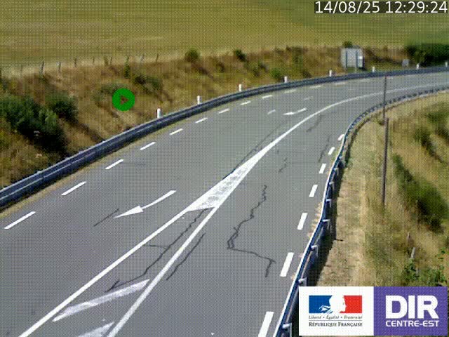 <h2>Webcam sur le col Pin Bouchain, vue orientée vers Roanne, en provenance de Lyon sur la nationale 7 (N7)</h2>