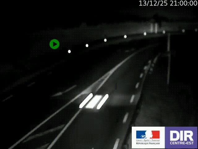 <h2>Webcam sur le col Pin Bouchain, vue orientée vers Roanne, en provenance de Lyon sur la nationale 7 (N7)</h2>