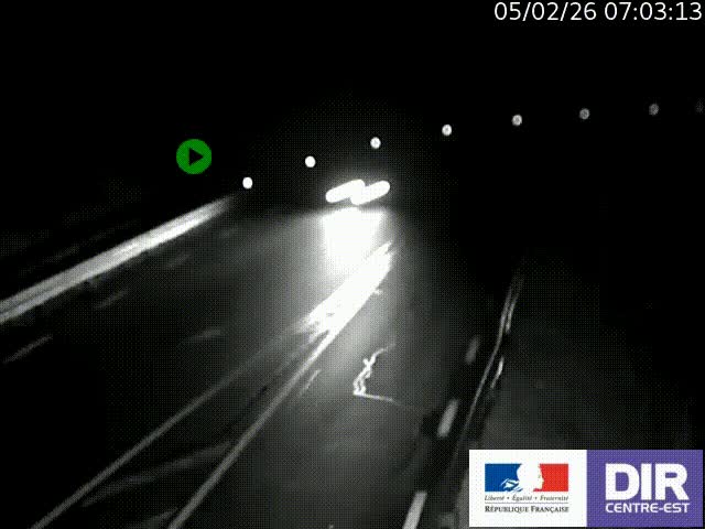 <h2>Webcam sur le col Pin Bouchain, vue orientée vers Roanne, en provenance de Lyon sur la nationale 7 (N7)</h2>