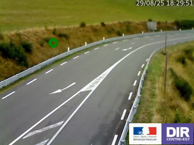<h2>Webcam sur le col Pin Bouchain, vue orientée vers Roanne, en provenance de Lyon sur la nationale 7 (N7)</h2>