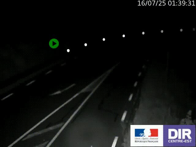 <h2>Webcam sur le col Pin Bouchain, vue orientée vers Roanne, en provenance de Lyon sur la nationale 7 (N7)</h2>