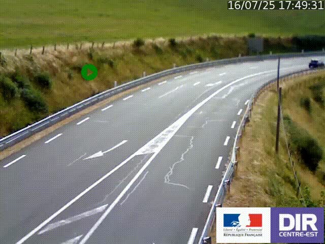 <h2>Webcam sur le col Pin Bouchain, vue orientée vers Roanne, en provenance de Lyon sur la nationale 7 (N7)</h2>