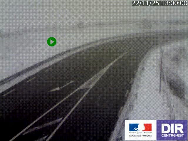 <h2>Webcam sur le col Pin Bouchain, vue orientée vers Roanne, en provenance de Lyon sur la nationale 7 (N7)</h2>