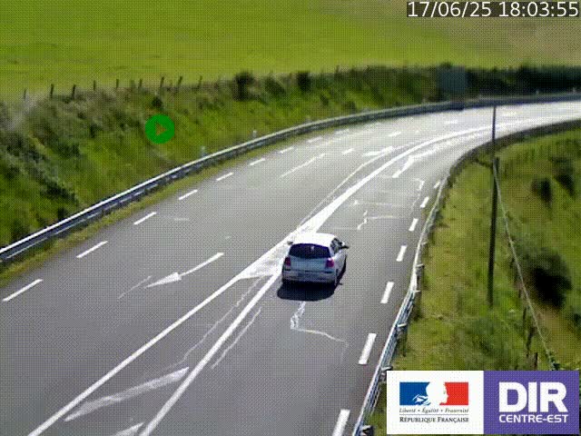 <h2>Webcam sur le col Pin Bouchain, vue orientée vers Roanne, en provenance de Lyon sur la nationale 7 (N7)</h2>