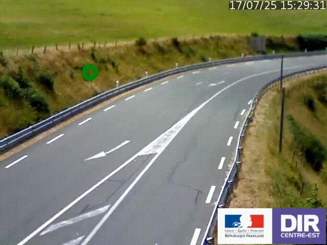 <h2>Webcam sur le col Pin Bouchain, vue orientée vers Roanne, en provenance de Lyon sur la nationale 7 (N7)</h2>