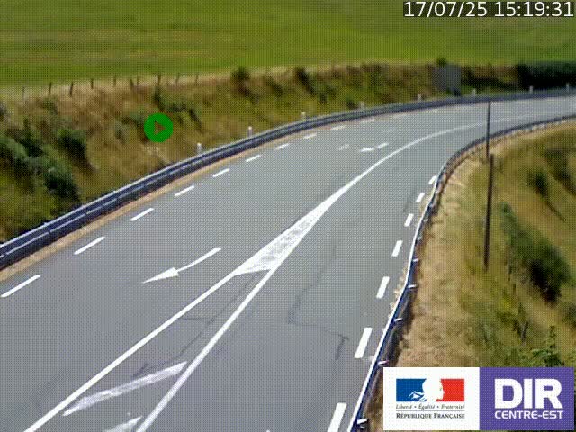 <h2>Webcam sur le col Pin Bouchain, vue orientée vers Roanne, en provenance de Lyon sur la nationale 7 (N7)</h2>
