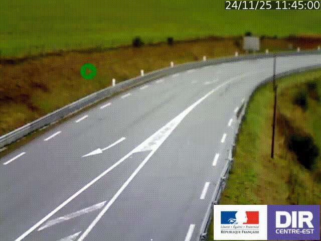 <h2>Webcam sur le col Pin Bouchain, vue orientée vers Roanne, en provenance de Lyon sur la nationale 7 (N7)</h2>