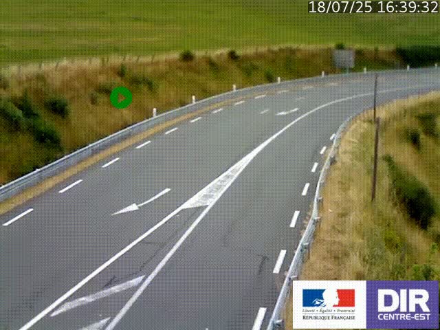 <h2>Webcam sur le col Pin Bouchain, vue orientée vers Roanne, en provenance de Lyon sur la nationale 7 (N7)</h2>