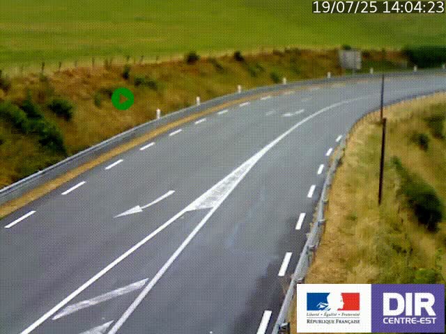 <h2>Webcam sur le col Pin Bouchain, vue orientée vers Roanne, en provenance de Lyon sur la nationale 7 (N7)</h2>