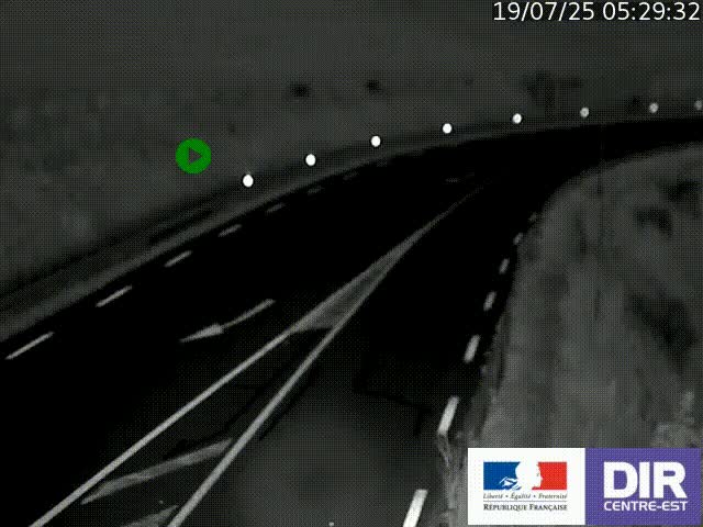 <h2>Webcam sur le col Pin Bouchain, vue orientée vers Roanne, en provenance de Lyon sur la nationale 7 (N7)</h2>