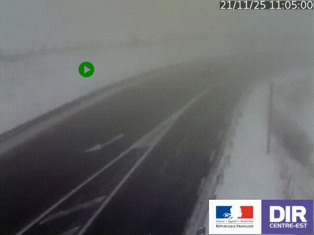 <h2>Webcam sur le col Pin Bouchain, vue orientée vers Roanne, en provenance de Lyon sur la nationale 7 (N7)</h2>