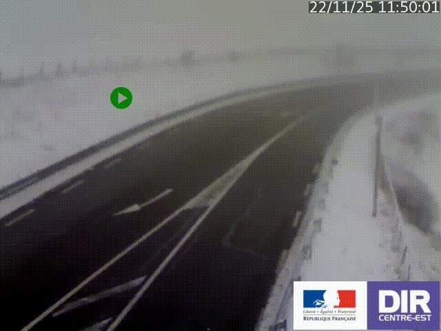 <h2>Webcam sur le col Pin Bouchain, vue orientée vers Roanne, en provenance de Lyon sur la nationale 7 (N7)</h2>