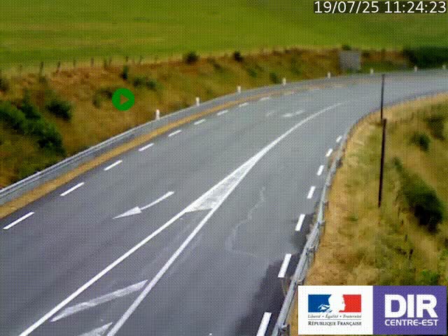 <h2>Webcam sur le col Pin Bouchain, vue orientée vers Roanne, en provenance de Lyon sur la nationale 7 (N7)</h2>