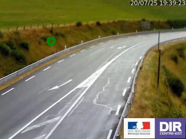 <h2>Webcam sur le col Pin Bouchain, vue orientée vers Roanne, en provenance de Lyon sur la nationale 7 (N7)</h2>