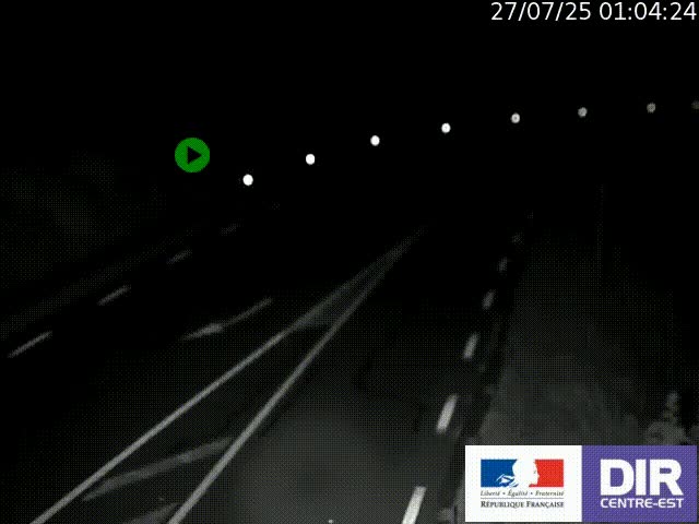 <h2>Webcam sur le col Pin Bouchain, vue orientée vers Roanne, en provenance de Lyon sur la nationale 7 (N7)</h2>