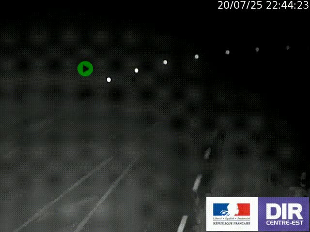 <h2>Webcam sur le col Pin Bouchain, vue orientée vers Roanne, en provenance de Lyon sur la nationale 7 (N7)</h2>
