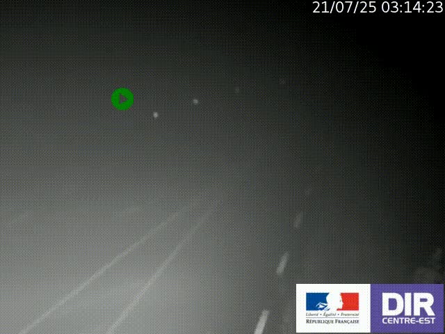 <h2>Webcam sur le col Pin Bouchain, vue orientée vers Roanne, en provenance de Lyon sur la nationale 7 (N7)</h2>