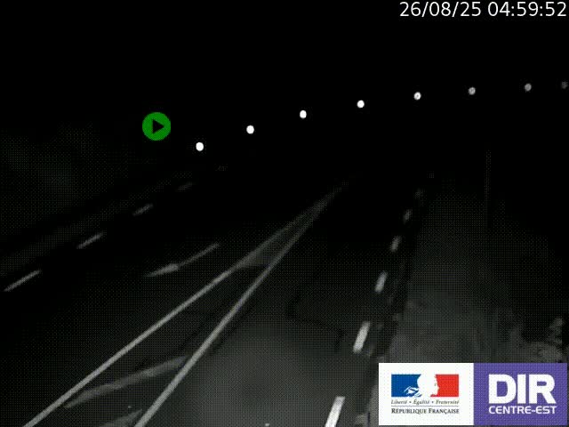 <h2>Webcam sur le col Pin Bouchain, vue orientée vers Roanne, en provenance de Lyon sur la nationale 7 (N7)</h2>