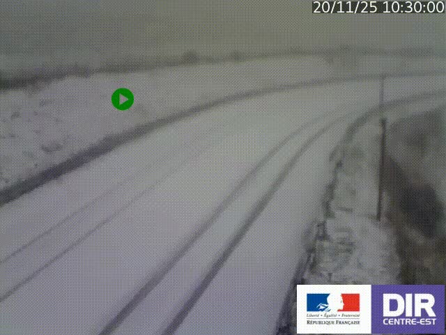 <h2>Webcam sur le col Pin Bouchain, vue orientée vers Roanne, en provenance de Lyon sur la nationale 7 (N7)</h2>