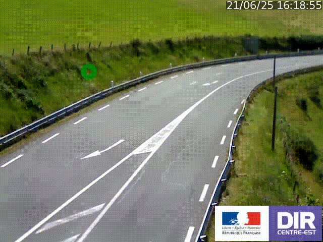 <h2>Webcam sur le col Pin Bouchain, vue orientée vers Roanne, en provenance de Lyon sur la nationale 7 (N7)</h2>