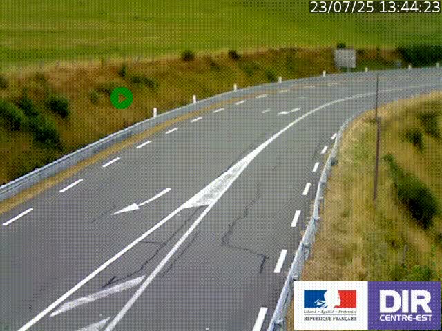 <h2>Webcam sur le col Pin Bouchain, vue orientée vers Roanne, en provenance de Lyon sur la nationale 7 (N7)</h2>