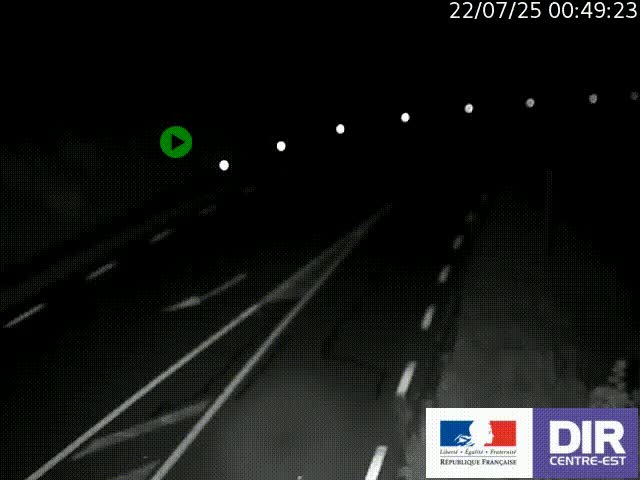 <h2>Webcam sur le col Pin Bouchain, vue orientée vers Roanne, en provenance de Lyon sur la nationale 7 (N7)</h2>