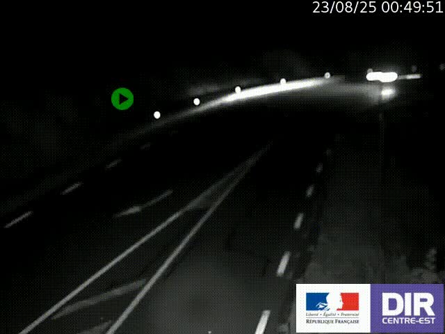 <h2>Webcam sur le col Pin Bouchain, vue orientée vers Roanne, en provenance de Lyon sur la nationale 7 (N7)</h2>