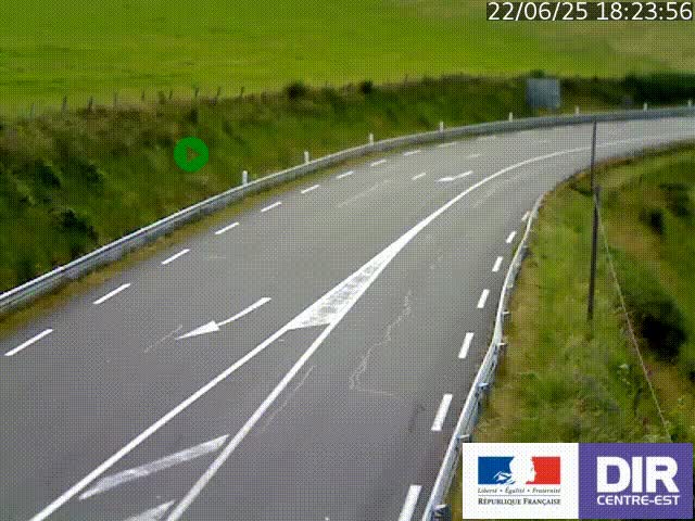 <h2>Webcam sur le col Pin Bouchain, vue orientée vers Roanne, en provenance de Lyon sur la nationale 7 (N7)</h2>