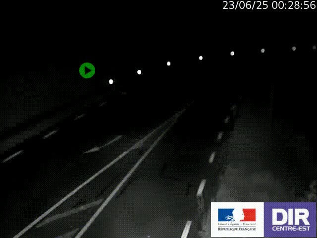 <h2>Webcam sur le col Pin Bouchain, vue orientée vers Roanne, en provenance de Lyon sur la nationale 7 (N7)</h2>