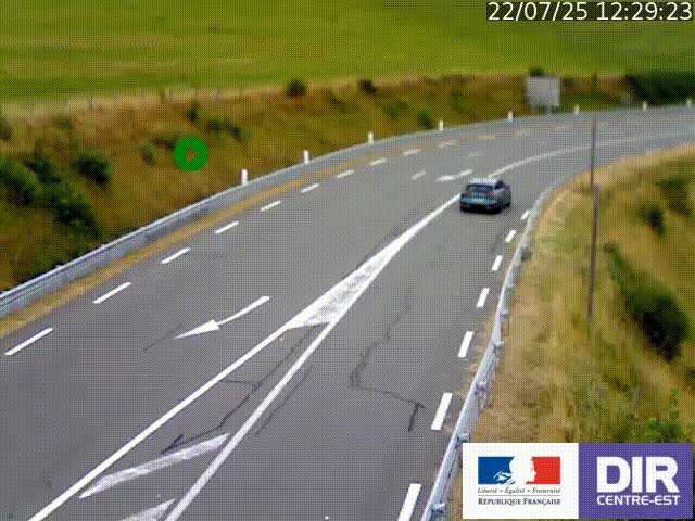 <h2>Webcam sur le col Pin Bouchain, vue orientée vers Roanne, en provenance de Lyon sur la nationale 7 (N7)</h2>