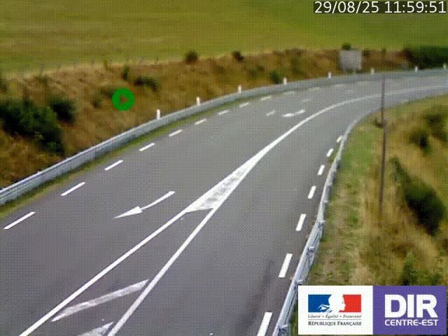 <h2>Webcam sur le col Pin Bouchain, vue orientée vers Roanne, en provenance de Lyon sur la nationale 7 (N7)</h2>