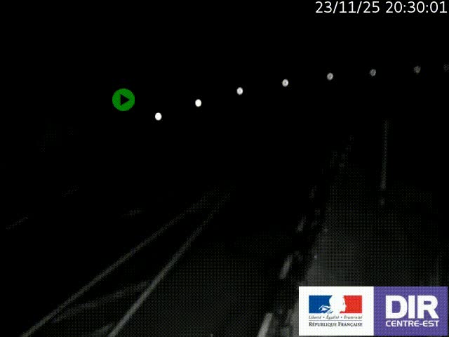 <h2>Webcam sur le col Pin Bouchain, vue orientée vers Roanne, en provenance de Lyon sur la nationale 7 (N7)</h2>