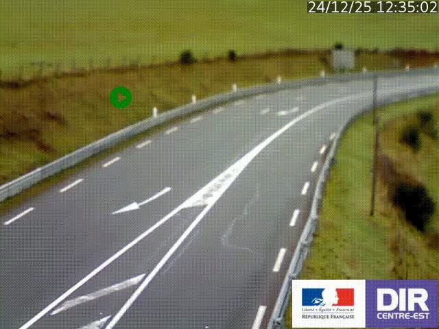 <h2>Webcam sur le col Pin Bouchain, vue orientée vers Roanne, en provenance de Lyon sur la nationale 7 (N7)</h2>