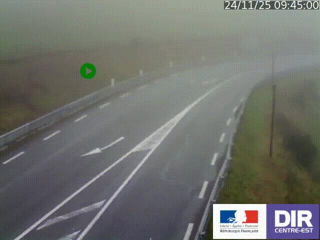 <h2>Webcam sur le col Pin Bouchain, vue orientée vers Roanne, en provenance de Lyon sur la nationale 7 (N7)</h2>