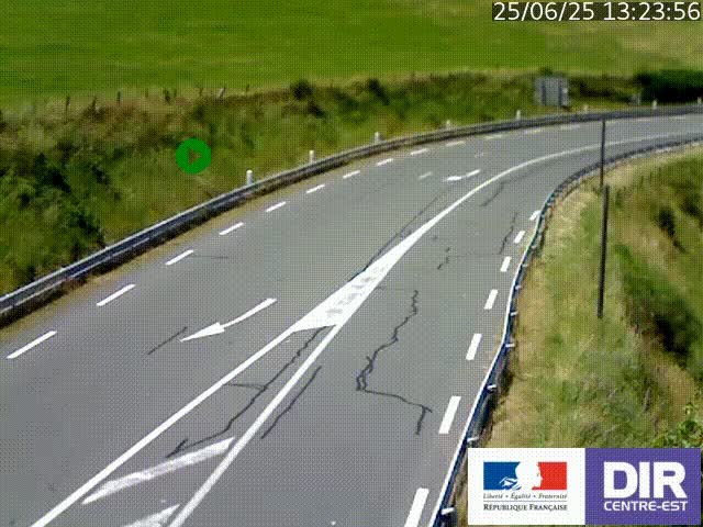 <h2>Webcam sur le col Pin Bouchain, vue orientée vers Roanne, en provenance de Lyon sur la nationale 7 (N7)</h2>