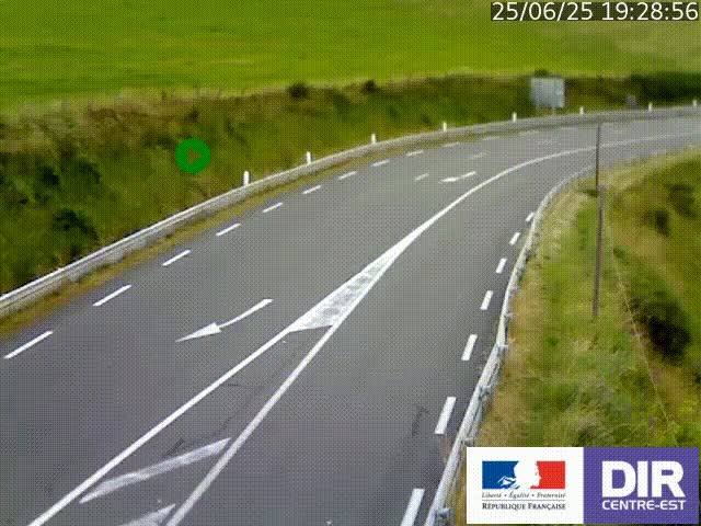 <h2>Webcam sur le col Pin Bouchain, vue orientée vers Roanne, en provenance de Lyon sur la nationale 7 (N7)</h2>