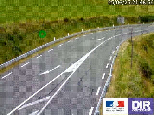 <h2>Webcam sur le col Pin Bouchain, vue orientée vers Roanne, en provenance de Lyon sur la nationale 7 (N7)</h2>