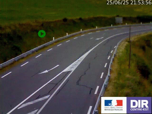 <h2>Webcam sur le col Pin Bouchain, vue orientée vers Roanne, en provenance de Lyon sur la nationale 7 (N7)</h2>