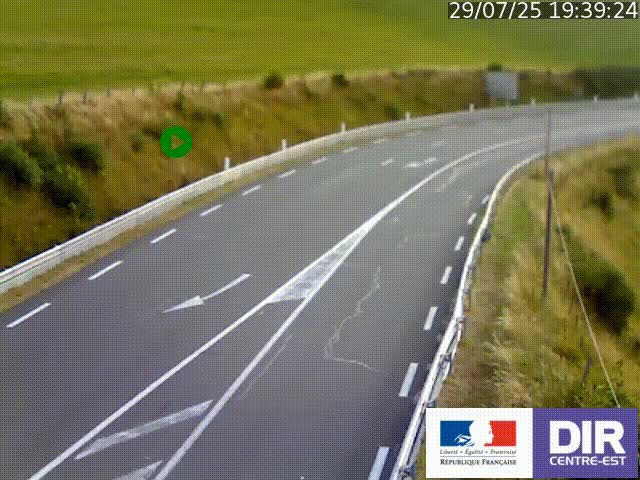 <h2>Webcam sur le col Pin Bouchain, vue orientée vers Roanne, en provenance de Lyon sur la nationale 7 (N7)</h2>