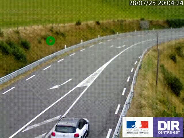 <h2>Webcam sur le col Pin Bouchain, vue orientée vers Roanne, en provenance de Lyon sur la nationale 7 (N7)</h2>