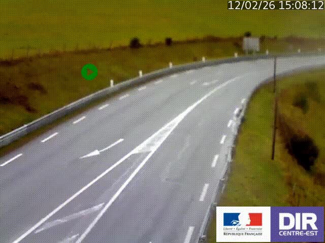 <h2>Webcam sur le col Pin Bouchain, vue orientée vers Roanne, en provenance de Lyon sur la nationale 7 (N7)</h2>