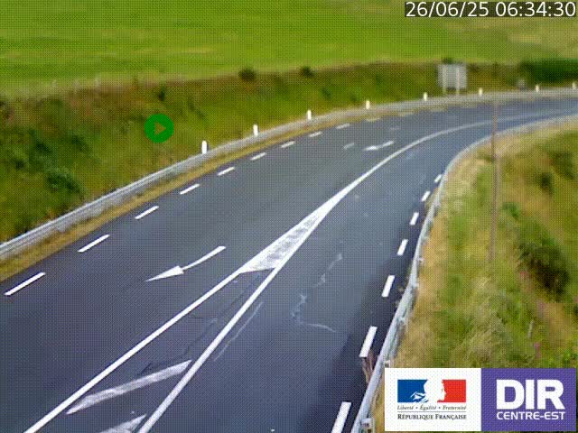 <h2>Webcam sur le col Pin Bouchain, vue orientée vers Roanne, en provenance de Lyon sur la nationale 7 (N7)</h2>