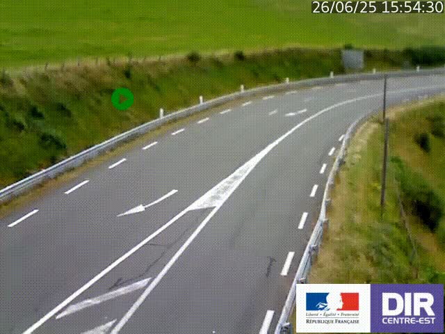 <h2>Webcam sur le col Pin Bouchain, vue orientée vers Roanne, en provenance de Lyon sur la nationale 7 (N7)</h2>